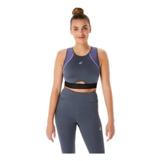 Reggiseno da allenamento con inserti in rete “Carrier Grey”