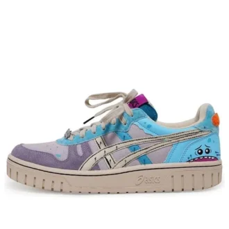 Rick and Morty x Asics Court-MZ Sneakers unisex Blu/Viola