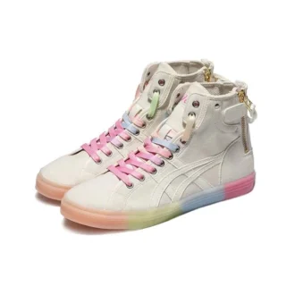 Scarpa da basket alta casual retrò Double Clutch Milk White “White Pink”
