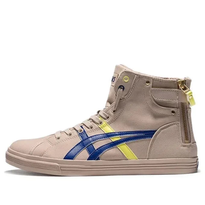 Scarpa da basket alta in pile Double Clutch marrone chiaro/blu