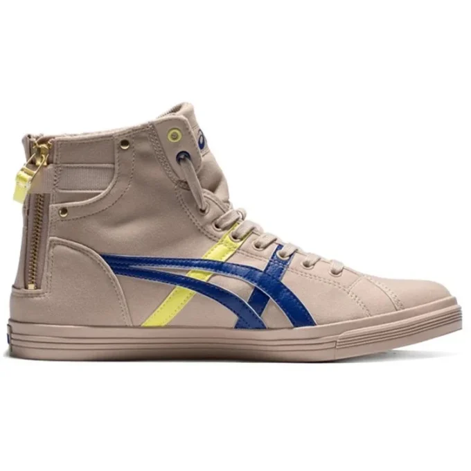 Scarpa da basket alta in pile Double Clutch marrone chiaro/blu