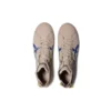 Scarpa da basket alta in pile Double Clutch marrone chiaro/blu