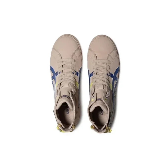 Scarpa da basket alta in pile Double Clutch marrone chiaro/blu