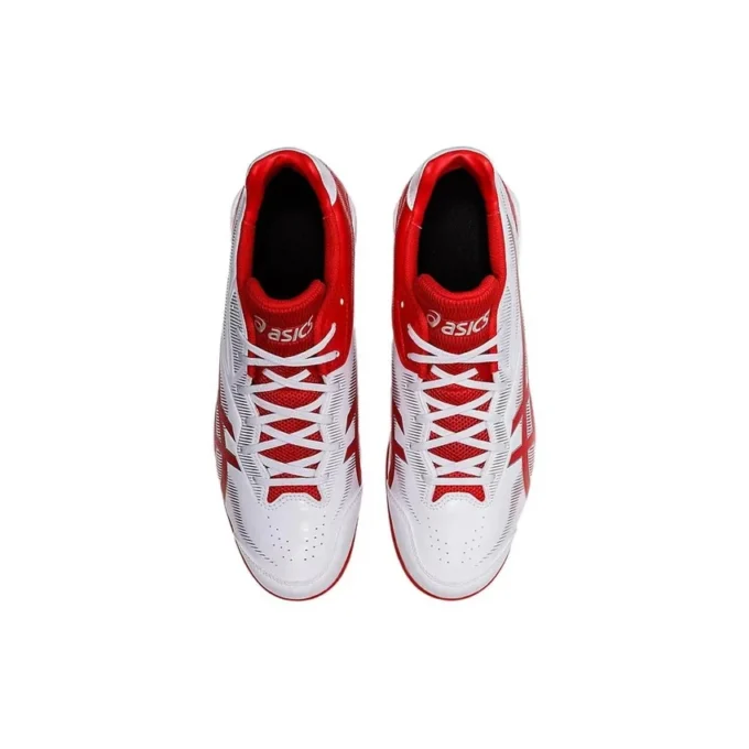 Scarpe da baseball con tacchetti Star Shine III “Bianco Rosso”