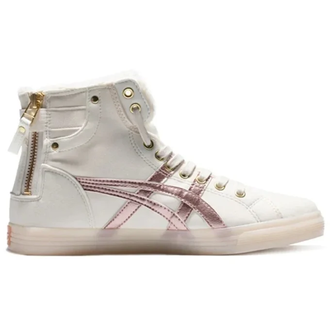 Scarpe da basket Double Clutch Fleece Retro High Board Bianco Latte/Oro