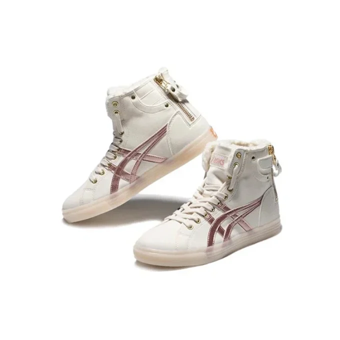 Scarpe da basket Double Clutch Fleece Retro High Board Bianco Latte/Oro