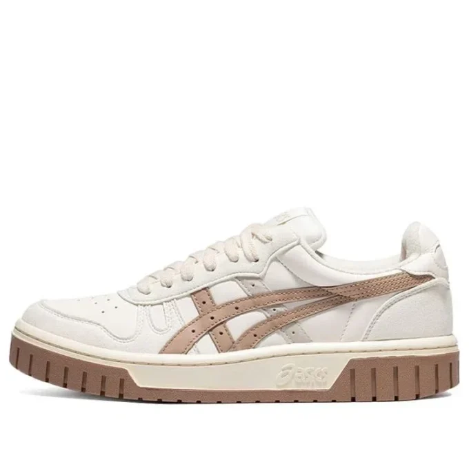 Scarpe da skateboard casual Court MZ Retro unisex bianche e marroni