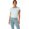 Top a maniche corte Nagino Flex “Blue”