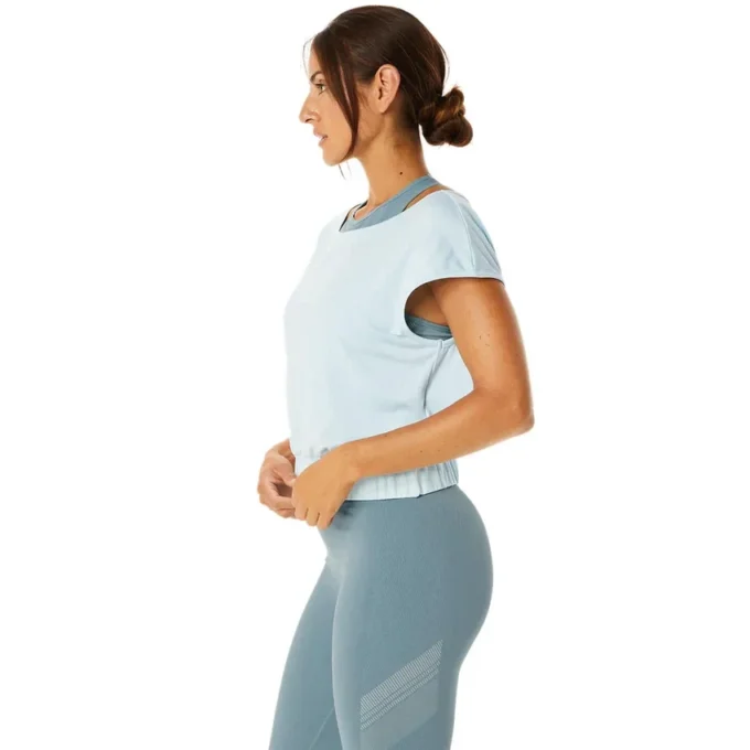 Top a maniche corte Nagino Flex “Blue”