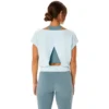 Top a maniche corte Nagino Flex “Blue”